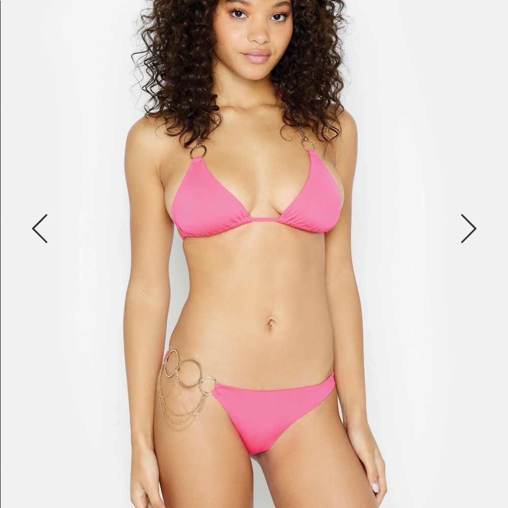 Brand new beach bunny Zara bikini in pink